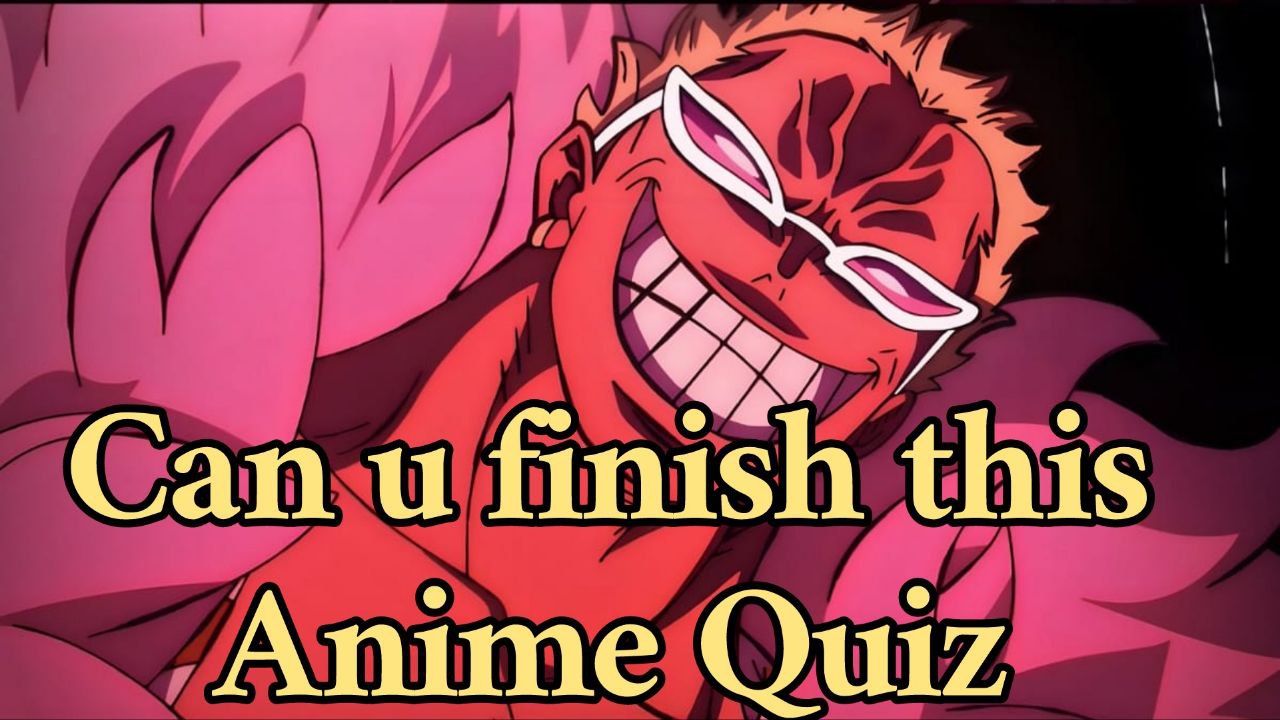 Can You Guess Anime Characters With Their Nicknames